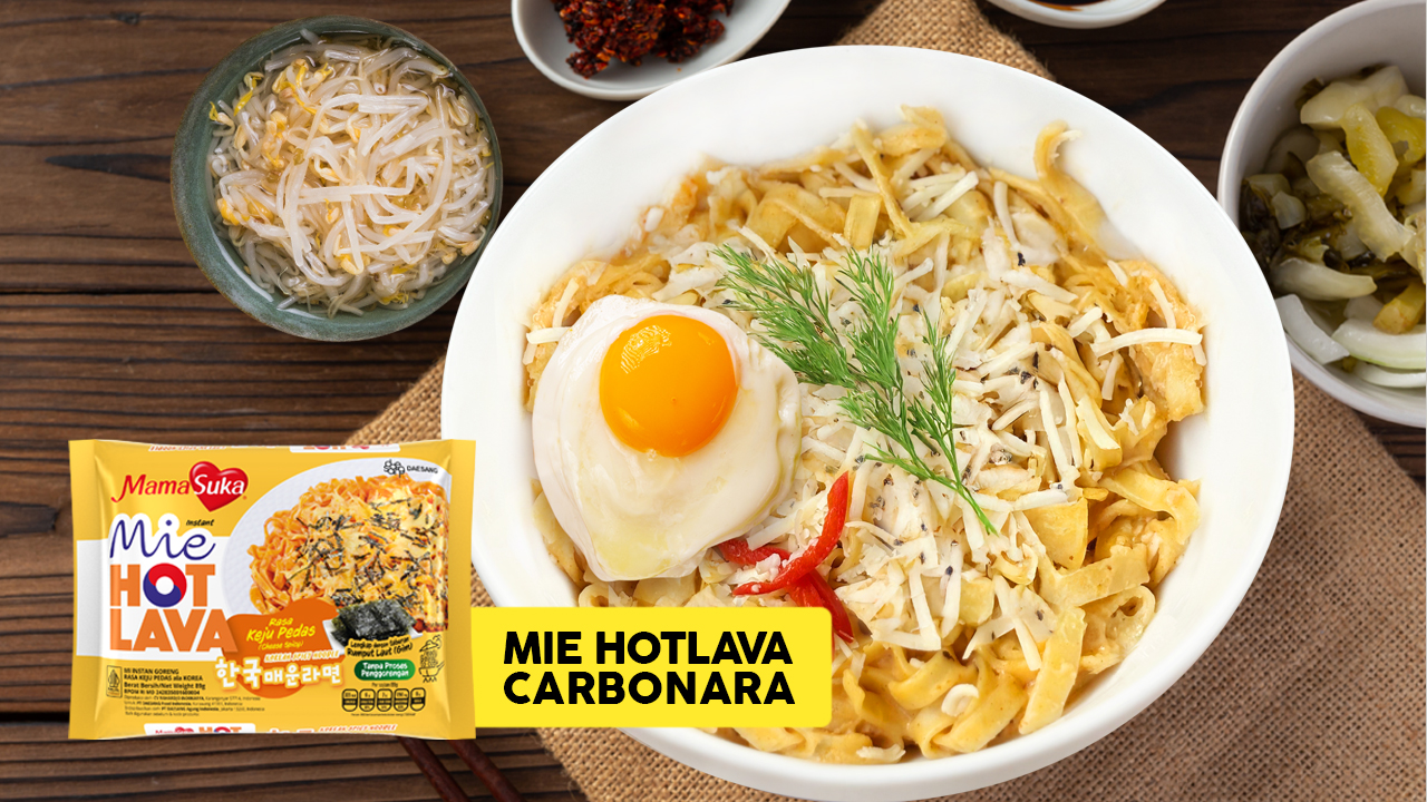 Resep Mie Hot Lava Carbonara